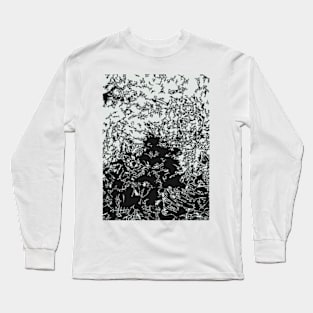 Light Dark Abstraction Long Sleeve T-Shirt